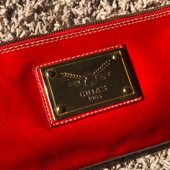 Italian Vintage 1964 Red Leather Handbag - Picture 2 of 16